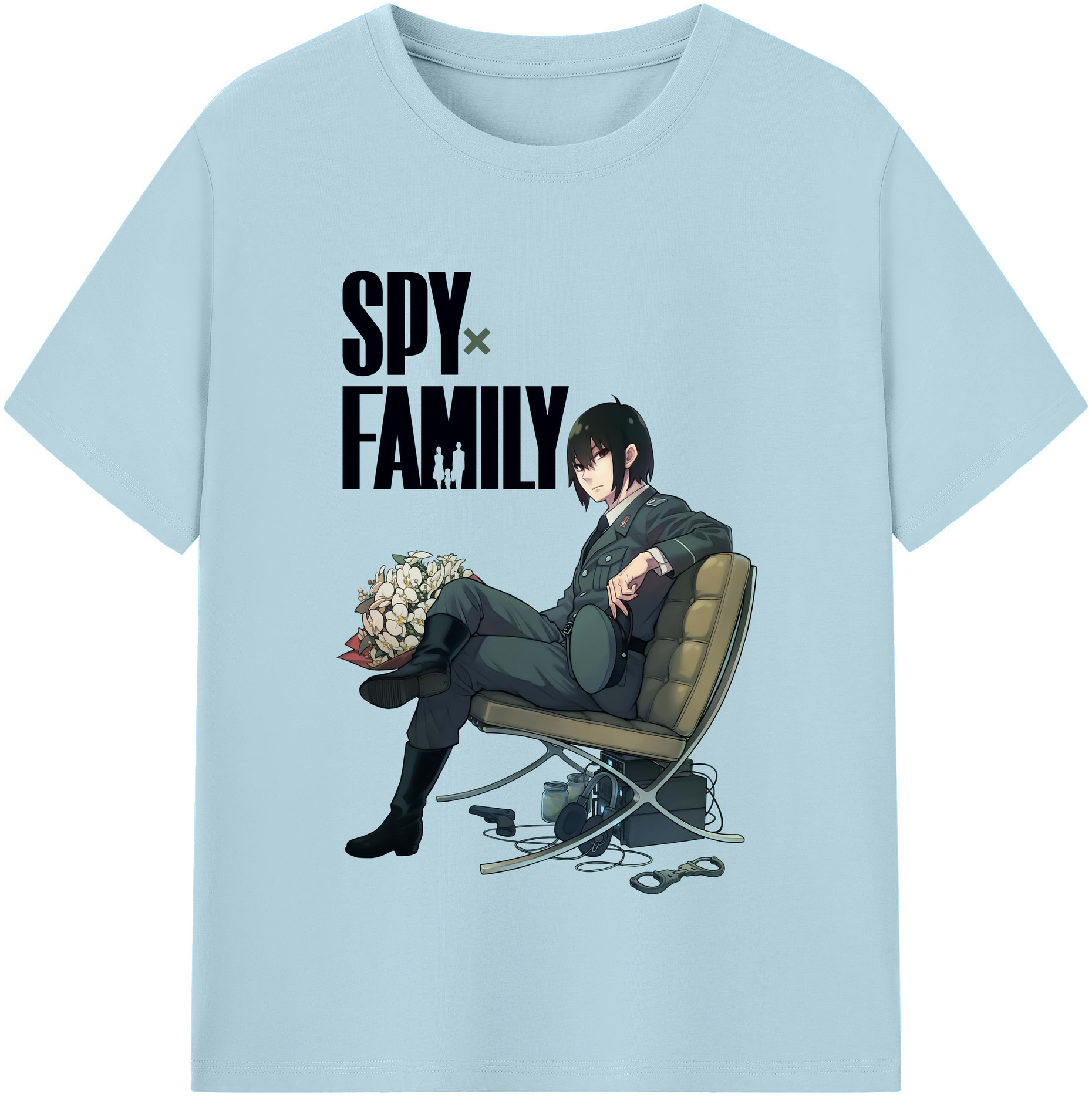 （画像用） SPY×FAMILY间谍家家酒 綿100％半袖Tシャツ（フロントプリント）